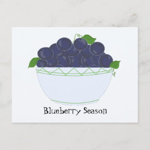 Blauwbes Briefkaart