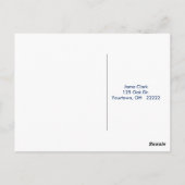 Blauwbes Briefkaart (Achterkant)