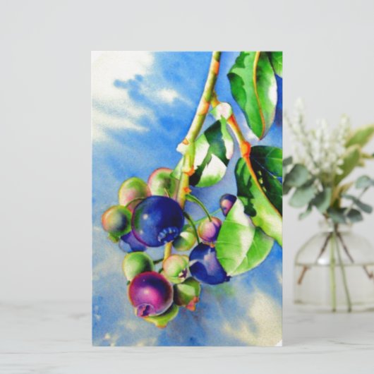 Blauwbes Briefpapier (Staand voorkant)