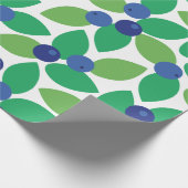 Blauwbes. Cadeaupapier (Hoek)