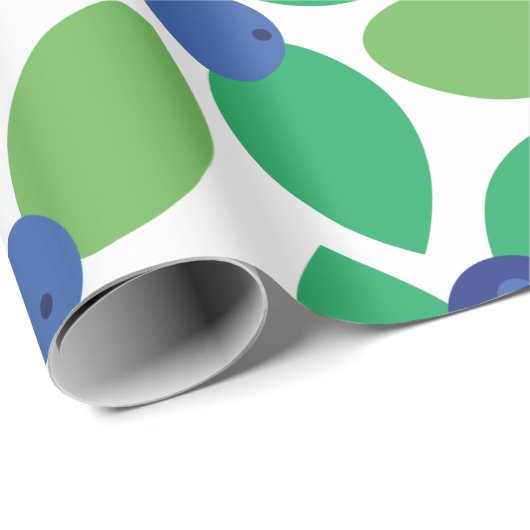 Blauwbes. Cadeaupapier (Rol Hoek)