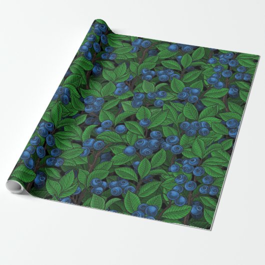 Blauwbes Cadeaupapier (Uitgerold)