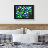 Blauwbes Canvas Afdruk (Insitu (Slaapkamer))