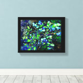 Blauwbes Canvas Afdruk (Insitu (Houten vloer))