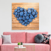 Blauwbes Canvas Afdruk (Insitu (Woonkamer))