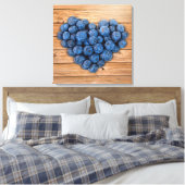 Blauwbes Canvas Afdruk (Insitu (Slaapkamer))