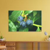 Blauwbes Canvas Afdruk (Insitu (Woonkamer))