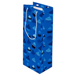 Blauwbes cupcakes wijn cadeautas