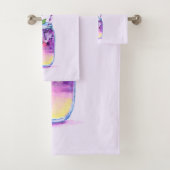 Blauwbes Drink maakt keukendoek klaar Bad Handdoek (Insitu)