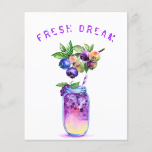 Blauwbes - Drink - zomerstaart Flyer