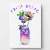 Blauwbes - Drink - zomerstaart Fotoplaat (voorkant)