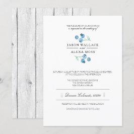Blauwbes | Elegant Wedding Kaart