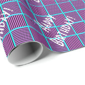 Blauwbes en verkleurde druiven Vierkant Fijne verj Cadeaupapier (Rol Hoek)