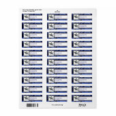 Blauwbes Etiket (Full Sheet)