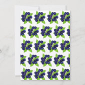 Blauwbes feest Maine Wild Blueberries Fair Kaart (Achterkant)