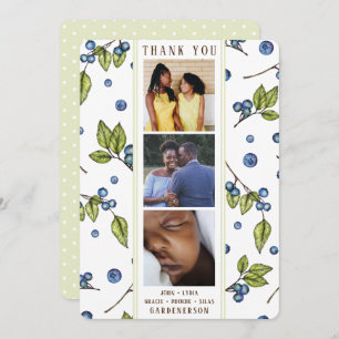 Blauwbes Foto Dank je aankondiging