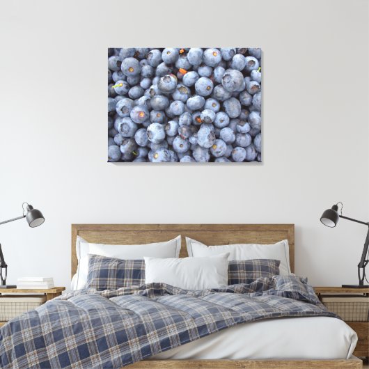 Blauwbes fotografie. canvas afdruk (Insitu (Slaapkamer))