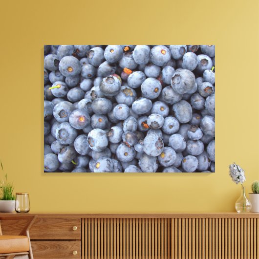 Blauwbes fotografie. canvas afdruk (Insitu (Woonkamer))
