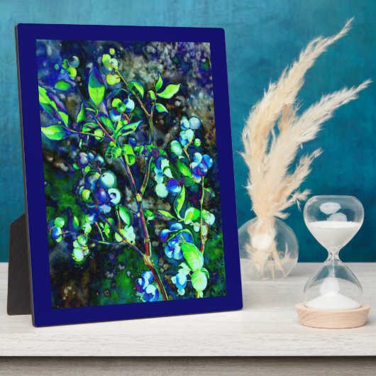 Blauwbes Fotoplaat (Zijkant)