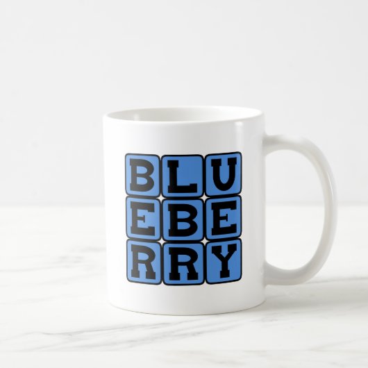 Blauwbes, fruit koffiemok (Rechts)