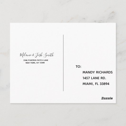 Blauwbes gebergte briefkaart (Achterkant)