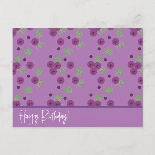 Blauwbes gebergte briefkaart (Voorkant)