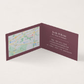 Blauwbes, gladde zoebalk, gedetailleerd visitekaartje (Binnen)