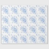 Blauwbes glanzend Rozen Lake Emily Summer Cadeaupapier (Vlak)