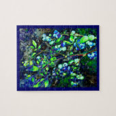 Blauwbes - groene tint legpuzzel (Horizontaal)