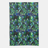 Blauwbes - groene tint theedoek (Verticaal)