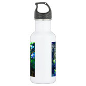 Blauwbes - groene tint waterfles (Achterkant)