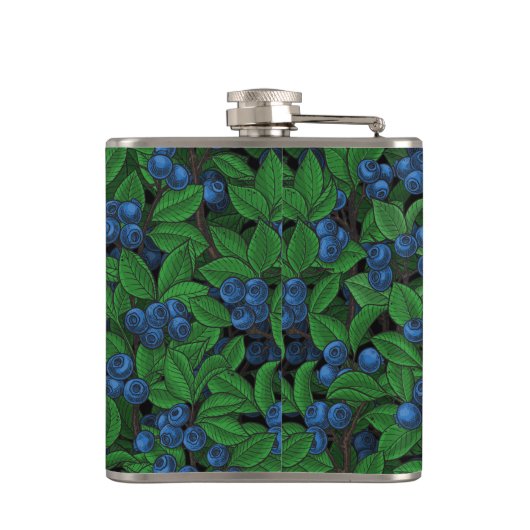 Blauwbes Heupfles (Achterkant)