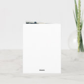 Blauwbes Ice Cream Swirl-kinderen van afgelopen da Bedankkaart (Achterkant)