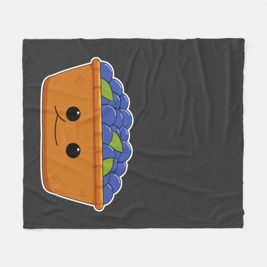 Blauwbes Illustratie nieuwheid Fleece Deken (Voorkant (Horizontaal))