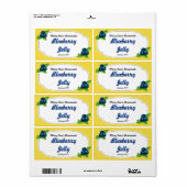 Blauwbes Jelly Canning Labels (Full Sheet)