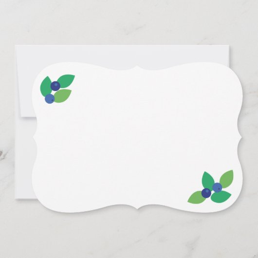 Blauwbes. Kaart (Achterkant)