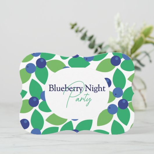 Blauwbes. Kaart (Staand voorkant)