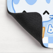 Blauwbes Kat Mousepad Muismat (Hoek)