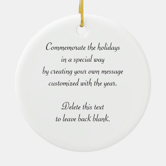 Blauwbes Keramisch Ornament (Achterkant)