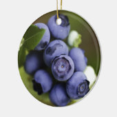 blauwbes keramisch ornament (Links)