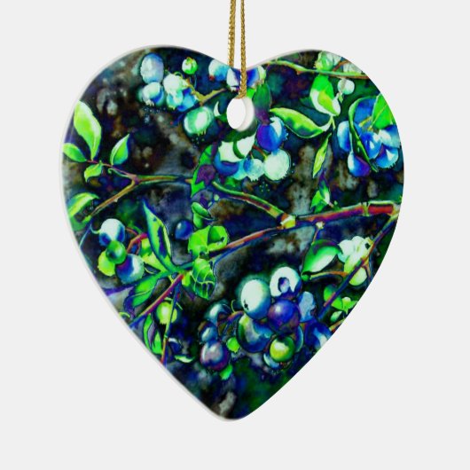 Blauwbes Keramisch Ornament (Rechts)