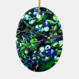 Blauwbes Keramisch Ornament