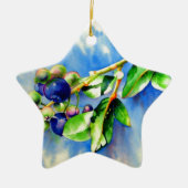 Blauwbes Keramisch Ornament (Voorkant)