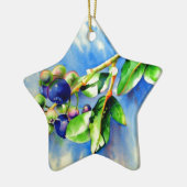 Blauwbes Keramisch Ornament (Links)