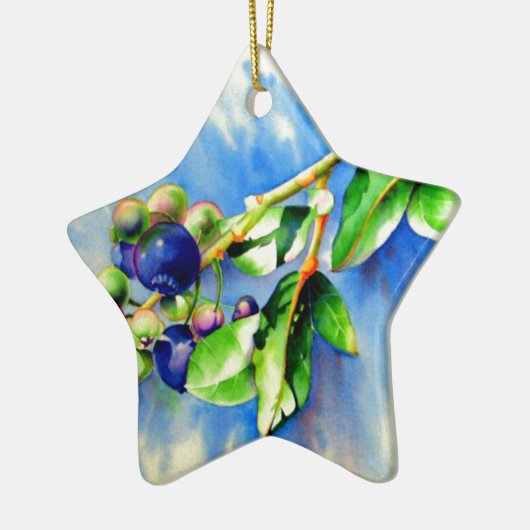 Blauwbes Keramisch Ornament (Links)