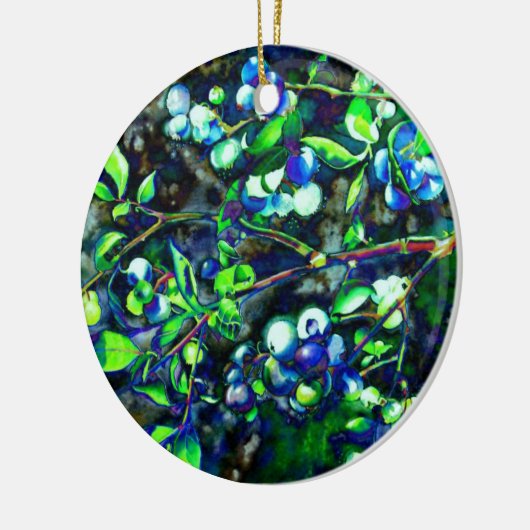 Blauwbes Keramisch Ornament (Links)