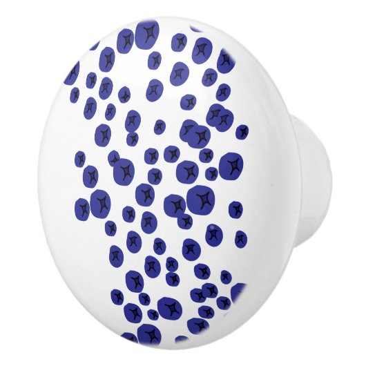 Blauwbes Keramische Knop (Rechts)