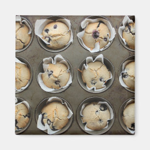 Blauwbes Keukenkei van de Muffin Magneet