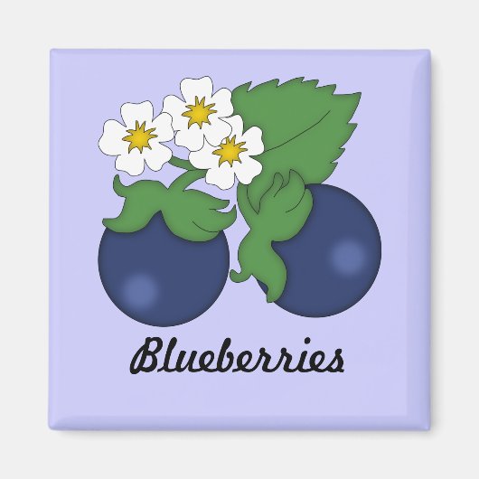 Blauwbes Magnet (Voorkant)