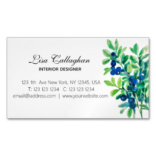 Blauwbes Magnetisch Visitekaartje